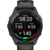 GARMIN Forerunner 265 – Smartwatch - Black Bezel and Case with Black/Powder Gray Silicone Band