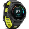 GARMIN Forerunner 265S – Smartwatch - Black Bezel and Case with Black/Amp Yellow Silicone Band (Small)