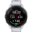 GARMIN Forerunner 265S – Smartwatch - Black Bezel with Whitestone Case and Whitestone/Neo Tropic Silicone Band (Small)