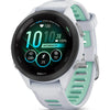GARMIN Forerunner 265S – Smartwatch - Black Bezel with Whitestone Case and Whitestone/Neo Tropic Silicone Band (Small)