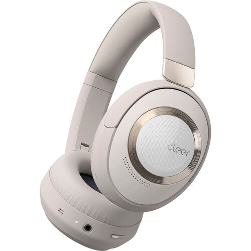 Cleer Alpha Noise-Canceling Wireless Over-Ear Headphones (Stone)