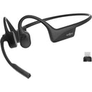 Shokz OpenComm2 UC 2025 with USB-C Dongle Bluetooth Stereo Headset Noise Cancelling Boom Mic with Mute Button - Bone Conduction (Cosmic Black)