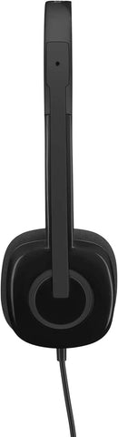 Logitech H151 Wired Headset (Black)