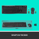 Logitech MK270 Wireless Keyboard and Mouse Combo - English (Open Box)