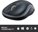 Logitech M185 Wireless Mouse (Silver)