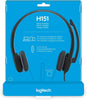 Logitech H151 Wired Headset (Black)
