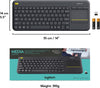 Logitech K400 Plus Wireless Touch Keyboard - French (Open Box)