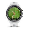 GARMIN Approach S70 - GPS Golf Watch (Black Bezel with White Band)