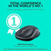 Logitech M185 Wireless Mouse (Silver)