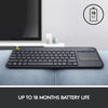 Logitech K400 Plus Wireless Touch Keyboard - French (Open Box)