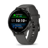 GARMIN Venu 3S Smartwatch Slate Stainless Steel Bezel with Pebble Gray Case