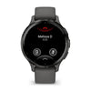 GARMIN Venu 3S Smartwatch Slate Stainless Steel Bezel with Pebble Gray Case