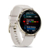 GARMIN Venu 3S Smartwatch Soft Gold Stainless Steel Bezel with Ivory Case