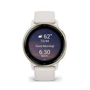 GARMIN vívoactive 5 - Smartwatch - Ivory Case with Cream Gold Bezel
