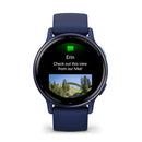 GARMIN vívoactive 5 - Smartwatch - Navy Case with Metallic Navy Bezel