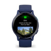 GARMIN vívoactive 5 - Smartwatch - Navy Case with Metallic Navy Bezel
