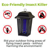 Flowtron 1.5 Acre Outdoor 40W UV Bug Zapper, Electronic Insect Killer