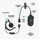 Midland CLIPTALK-B2 ClipTalk Micro Two-Way Radio (2 Pack)