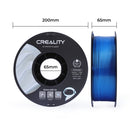Creality CR-SILK PLA 3D Printer Filament 1.75 mm 1 KG Spool - 3 Pack (BLUE SILK)
