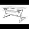 Rocelco 40" Sit To Stand Adjustable Height Desk Riser (White)