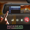 GekoGear Orbit D400 4K Rearview Mirror Dash Cam with 1080P Backup Cam