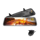 GekoGear Orbit D400 4K Rearview Mirror Dash Cam with 1080P Backup Cam