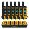 DeWalt DXFRS800 Rechargeable Two-Way Radio with 6 Port Charger - 6 Pack