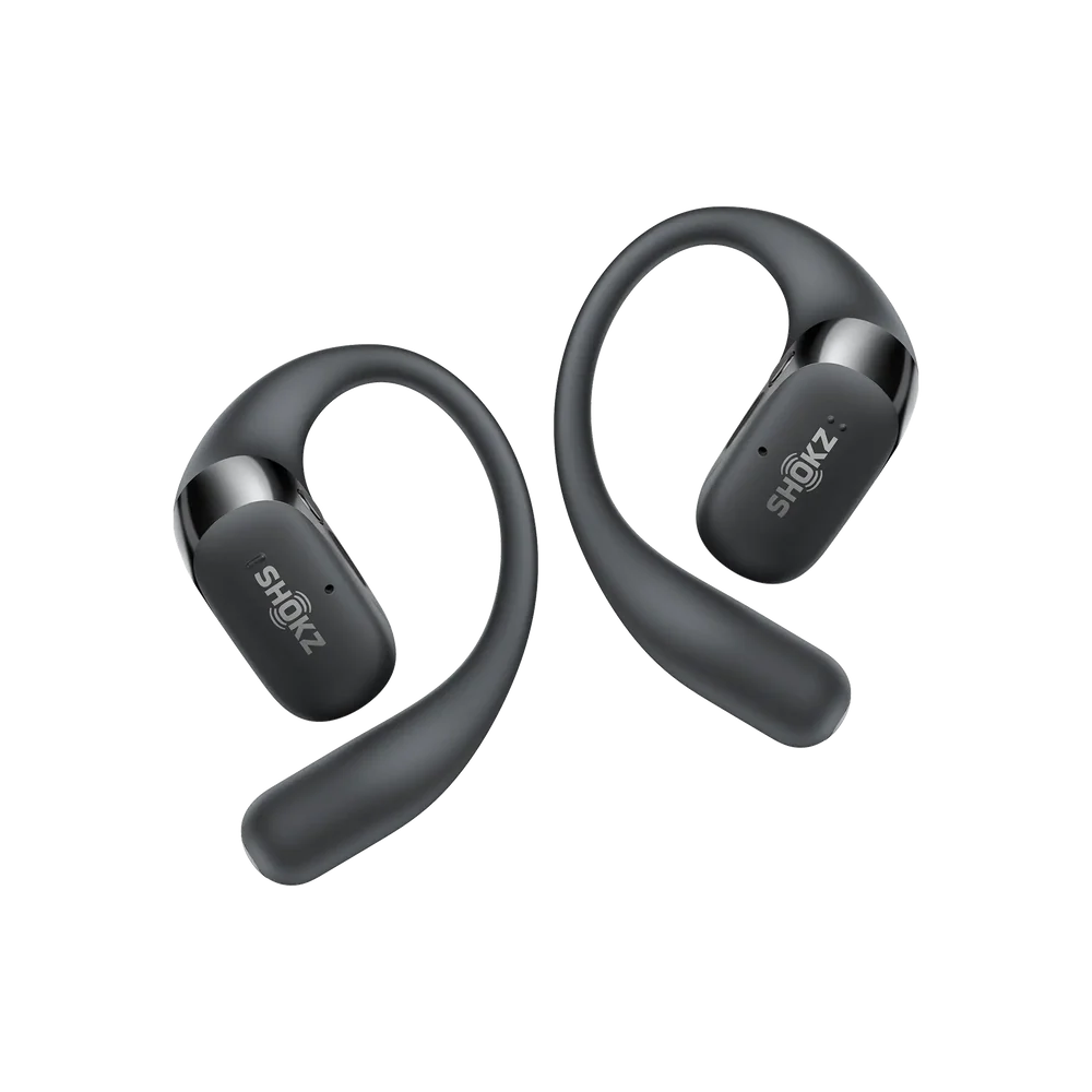 Shokz OpenFit 2+ True Wireless Open-Ear Bluetooth Earbuds (Black)