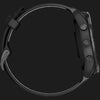 GARMIN Forerunner 965 – Smartwatch - Carbon Gray DLC Titanium Bezel with Black Case and Black/Powder Gray Silicone Band