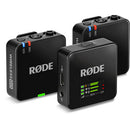 Rode Microphones Wireless GO (Gen 3) Compact Digital Wireless Microphone System/Recorder (2.4 GHz, Black)