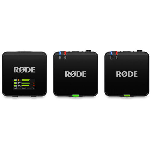 Rode Microphones Wireless GO (Gen 3) Compact Digital Wireless Microphone System/Recorder (2.4 GHz, Black)