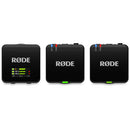 Rode Microphones Wireless GO (Gen 3) Compact Digital Wireless Microphone System/Recorder (2.4 GHz, Black)