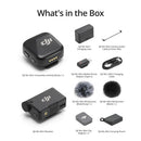 DJI Mic Mini (2 TX + 1 RX + Charging Case), Wireless Microphone
