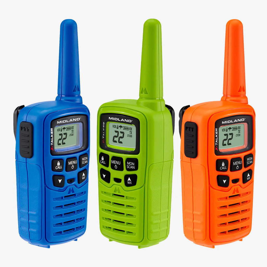 Midland X Talker T10 Two-Way Radios - 3 Pack