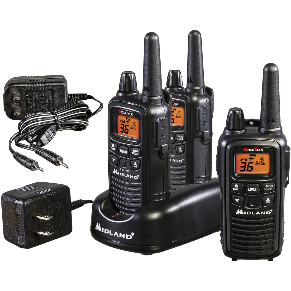 Midland LXT633VP3 30-Miles Two-Way Radios - 3 Pack