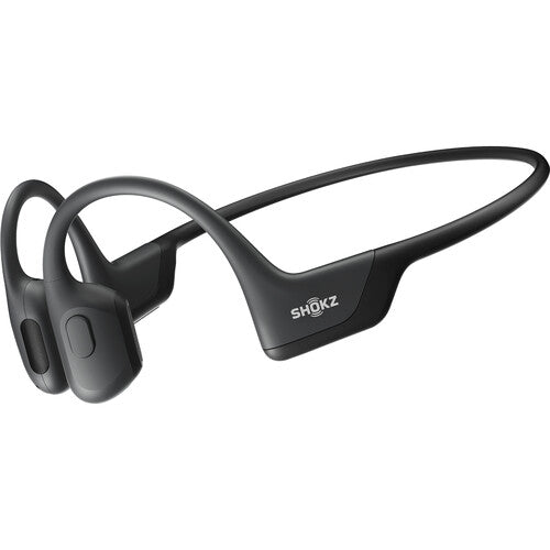 Shokz OpenRun PRO Bluetooth Headset with Noise Cancelling Mic Premium Bone Conduction (Cosmic Black)