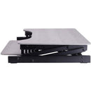 Rocelco 32" Sit To Stand Adjustable Height Desk Riser (Grey)