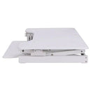 Rocelco 32" Height Adjustable Standing Desk Riser with Easy Up-Down Handles (White)