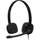Logitech H151 Wired Headset (Black)