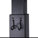 Rocelco 28" Mobile Standing School Desk (Natural/Black)