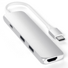 Satechi Type-C Slim Multi-Port Adapter 4K (Silver)