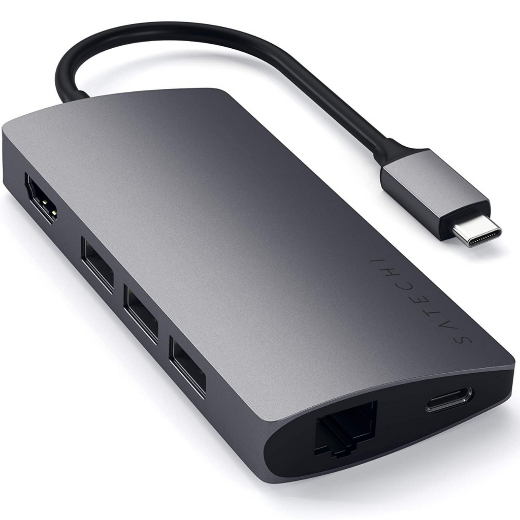 Satechi Type-C V2 w/ Ethernet Multi-Port Adapter 4K (Space Grey)