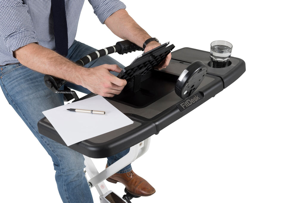 FitDesk Bike Desk 3.0 with Desk Extension Kit