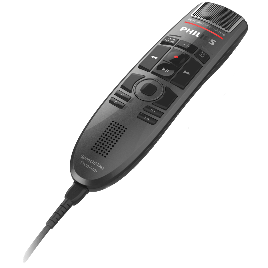 Philips SpeechMike Premium Touch Dictation Microphone SMP3700 (Push Button)