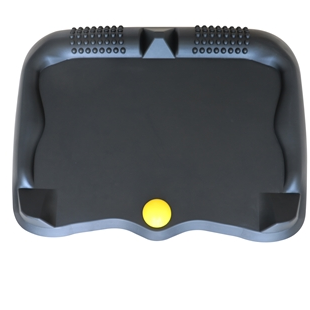 Rocelco Medium Topographical Energizing Anti-Fatigue Mat for Standing Desks (Black)