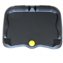 Rocelco Medium Topographical Energizing Anti-Fatigue Mat for Standing Desks (Black)